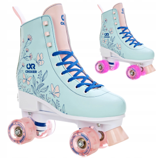 Kolieskové korčule Croxer Amara Pink, Turquoise, veľkosti 35-38